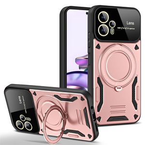 Étuis de téléphone pour Motorola Moto G84 G14 E22 G60 G22 G32 E20 G13 E13 Couverture de protection de la kickstand avec protection contre l'objectif de la caméra