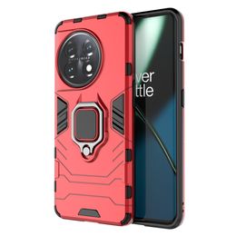 ￉tudes de t￩l￩phone pour OnePlus 11 10 Ace Nord N300 N200 N20 N10 CE 2 5G Pro Armour Kickstand Ring Support Fundas Case