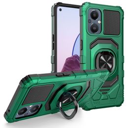 Coques de téléphone pour OnePlus N30 N20 5G 10T 10 Pro avec support de bague rotatif à 360 ° Kickstand Support de voiture Soft TPU Hard Plastic Double-layer Shockproof Cover