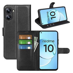 Telefoonhoesjes voor Oppo Reno 9 8t A17 A57 A77 A58 A55 F21 A96 A36 REALME 10 C35 C33 7 Pro plus 5G 4G Lychee portemonnee leer