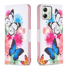 Fundas de teléfono para OPPO A38 A18 A58 A98 A78 Find X6 Realme C55 C53 C33 C30 Pro 5G 4G Funda de cuero con patrón de cartera