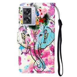 Estuches de teléfono para OPPO A54 A74 A17 A77 A96 A76 A57 Reno 8 Find X5 Lite Pro 5G Funda de cuero con patrones de relieve suave