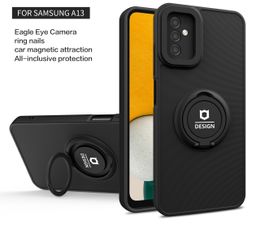 Telefoonhoesjes voor Samsung A02 03 10S 20S 30 50 21S 11 12 13 33 53 73 31 M32 met TPUPC Ring Car Bracket All-Round Protective Camera Protection All-Inclusive Anti-Drop Cover