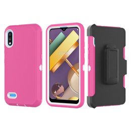 Telefoonhoesjes voor Samsung A20S A22 A23 A32 A33 A42 A51 A53 met nieuwe verdediger Holster Belt Clip Standstand Zware Protector Anti-Drop Ingebouwde schermbeschermingsbedekking