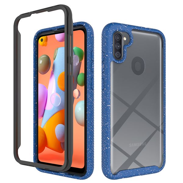 Cajas de teléfono para Samsung A21S A51 A71 M31 M51 S20FE S30 S21 S22 PLUS ULTRA A02 A22 A23 A33 A73 con PC TPU Absorción de golpes Diseño de parachoques Cubierta protectora de pantalla de cámara