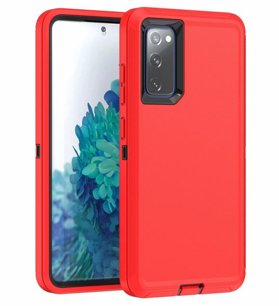 Estuches para teléfonos para Samsung A51 S20FE A52 A32 A72 S21 A22 S22 A13 A03S A33 A53 Defender con clip para cinturón Funda protectora a prueba de golpes a prueba de caídas