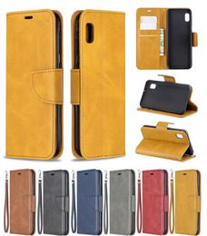 Cajones telefónicos para Samsung Galaxy A10E PU Surface de cuero Fuerte TPU Back Case Magnetic Flip Bucklemodela10E8552161
