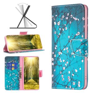 Étuis de téléphone pour Samsung Galaxy A35 A55 S24 S23 FE A25 A15 A24 Ultra Plus 5G 4G, étui portefeuille à motif floral en cuir