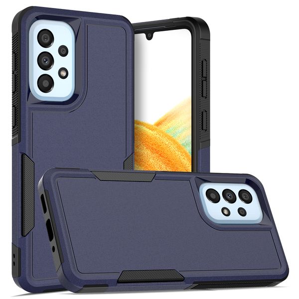 Cajas del teléfono para Samsung S22 S21 PLUS ULTRA A73 A53 A52 A42 A33 A23 A32 A13 A32 A22 S20FE A12 Con PCTPU Cámara de protección contra caídas de cobertura total de 2 capas y cubierta protectora de pantalla