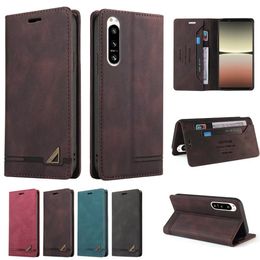 Telefoon Gevallen Voor Sony Xperia 10 5 1 V IV III II 20 Portemonnee Retro Lederen Beschermhoes Capa Fundas