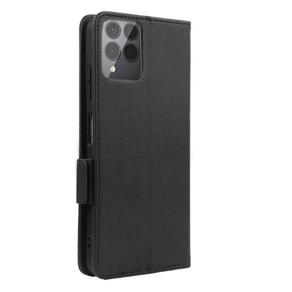 Cajones telef￳nicos para T-Mobile Revvl 6 Pro 5G Lychee Litchi Funda Leather PU TPU Botthip Billet Billet Lock Magnetic