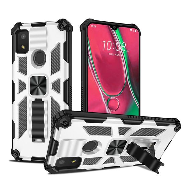 Fundas de teléfono para TCL ION Z OnePlus Nord N300 CARSON Blot Bundle Blk soporte magnético para coche con soporte PC TPU cubierta a prueba de golpes