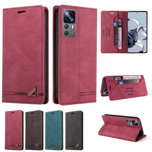 Telefoon Gevallen Voor Xiaomi 12 12T 11T Poco M4 X4 Redmi K50 Note 11 10C Pro Ultra 4G 5G Portemonnee Retro Lederen Luxe Case