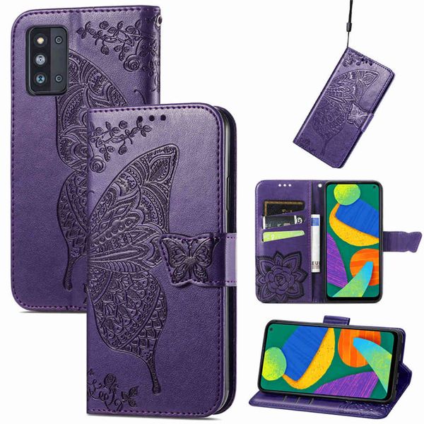 Coques de téléphone adaptées pour Samsung GALAXY Note 8/9/10/10Pro/10Lite 20/20Ultra exquis papillon Relief couverture