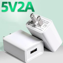 Blocco caricabatterie per telefono Caricatore da muro USB a porta singola Adattatore di ricarica rapida 5V 2A