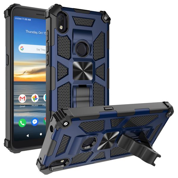 Coque de téléphone pour T-mobile Revvl V Plus aimant cadre en métal antichoc protection Anti chute coque de téléphone pour Alcatel Lumos