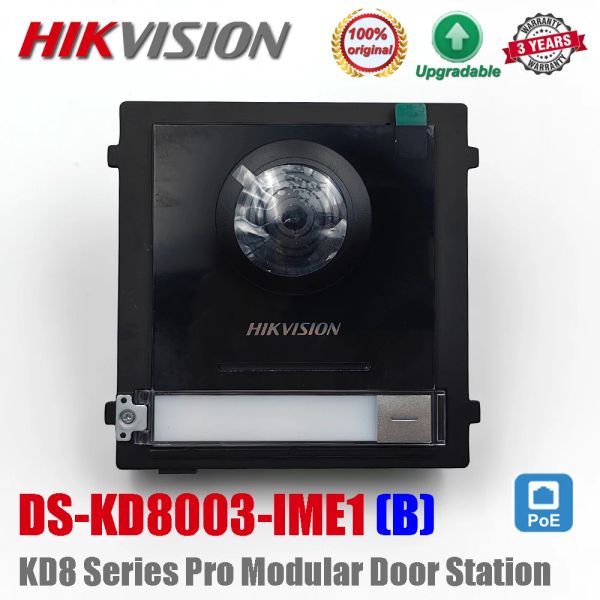 Téléphone Hikvision 2MP IR HD Fish Eye DSKD8003IME1 (B) POE VIDEO POE MODULE MODULE MODULAR Station de porte Modular Station de porte Unité principale