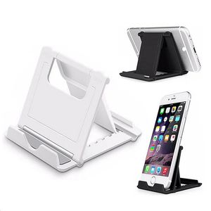 Telefoonhouder Desk Stand voor uw mobiele telefoon statiefbeugel voor iPhone iPad Tablet Xiaomi Plastic opvouwbare ondersteuning Telefoon