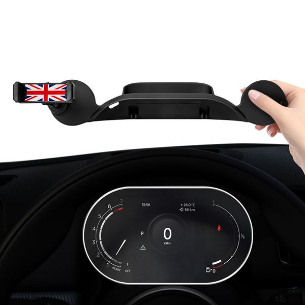 Support de téléphone dans le tableau de bord de voiture Support de montage GPS pour iPhone Support téléphonique Mini Cooper F54 F55 F56 accessoires de style 2021 nouveau