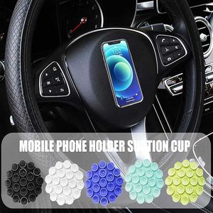 Telefoonhouder Zuignap Autodashboard Cirkelvormig Multifunctionele Universele Navigatiebeugel Mini Auto Sticker Mount