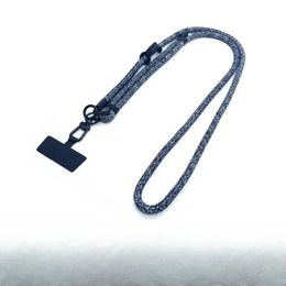 Phone Lanyard Adjustable 8MM Diameter Outdoor Universal Case Crossbody Shoulder Card Neck Cord Clip Hang Anti-lost Wrist Straps