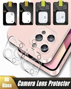 Protecteur d'écran d'objectif de téléphone pour iPhone 14 14Pro 13 13pro 12 Mini 11 Pro MAX, coque arrière 3D transparente, résistante aux rayures, caméra arrière 2950484