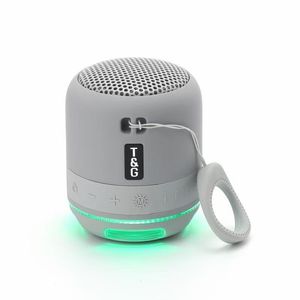 Altavoz Bluetooth portátil para teléfono Tarjeta de subwoofer para exteriores creativa Tarjeta T Conexión de disco U con luz LED inalámbrica de alta potencia 1LTPW