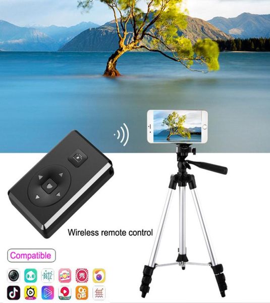 Teléfono Control remoto Bluetooth Temporizador automático Vídeo Página Girar obturador juegos Multifuncional Control remoto inalámbrico Cámara deportiva Control remoto f9099071