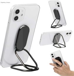 Telefoonringhouder Finger Standstand 360 graden rotatie metalen mobiele telefoon ring Grip opvouwbare mobiele telefoonstandaard voor magnetische auto -houding