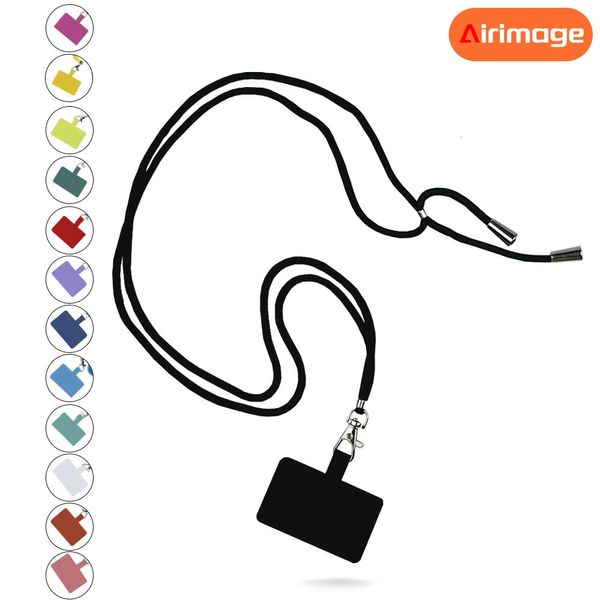 Sangles de téléphone Lanière de téléphone portable réglable corde de cou détachable boucle universelle étui de téléphone pendentif étui de téléphone corde de charme 231109