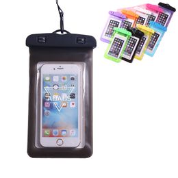 téléphone sac étanche natation sac de plongée écran tactile PVC transparent scellé sous-marin sacs secs