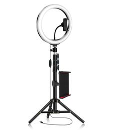 Foto Studio Fotografische verlichting Mobiele Cirkel Lamp Selfie Ring Licht met standaard voor Tik Tok YouTube Video Make-up Ringlight