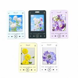 Photocard Frame Music Player Carte imprimée Affichage du support de photo Protection Potte Protection Carte Candy Color Carte Decorati 47QV #