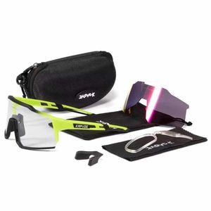 Lentille photochromique Lunettes de vélo Lunettes de vélo UV400 Lunettes de soleil Hommes Femmes Cadre TR90 Gafas Vtt Sports de plein air Lunettes de vélo de course