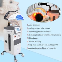 Fotodynamische 7 Kleuren PDT Machine Rood Licht Therapie Gezichtsverzorging Licht Huid Whitening Schoonheid Apparatuur Rimpel Remover Huidverjonging Huidverstrakking apparaten