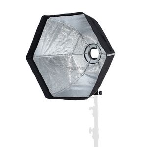 Freeshipping fotografische zachte doos 60cm hexagon softbox met l-vorm adapter ring foto studio accessoires