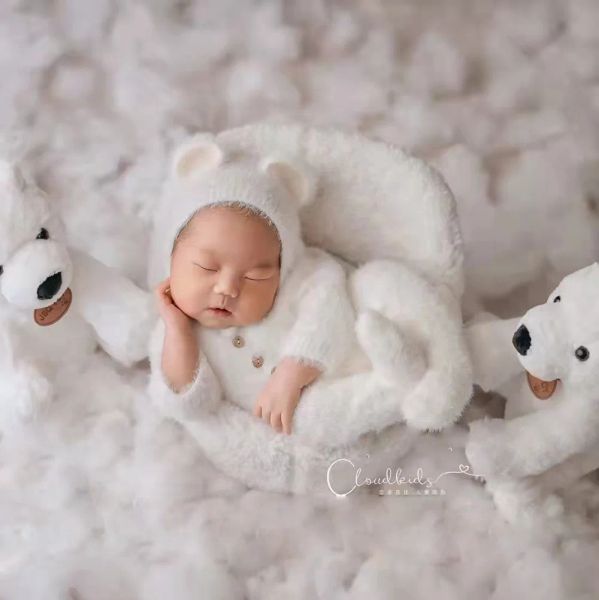 Photographie 01 mois Baby Boy Girl Bear Bodys Bodys Tiptifit Newborn Photography Access
