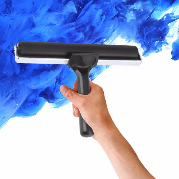 Fotografía de 20 cm Roller Roller Tinta Profesional Construcción Brayer Accesorios Estampado Anti skid Arte Craft Pintura al óleo Herramienta