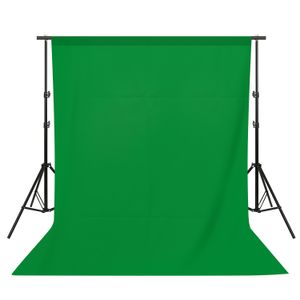 Fond de photographie Tissu de toile de fond vert blanc écran noir fond de fond de support de support pour photo studio portrait vidéo