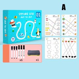 Fotografie magische tracing notebook herbruikbare kalligrafie copybook oefentekening boek peuter leeractiviteiten voor kinderen kinderen speelgoed