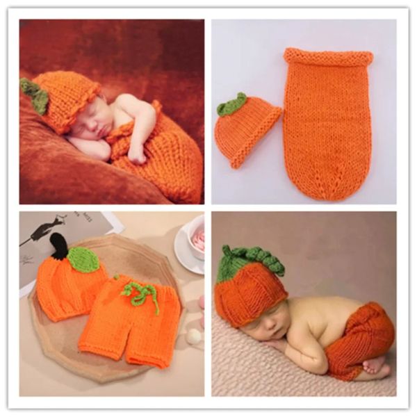 Fotografía recién nacidas Propiedades de fotografía de crochet traje de accesorio de ganchillo