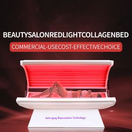 Photon LED thérapie par la lumière rouge Salon de beauté LED capsule de thérapie près du lit de thérapie infrarouge