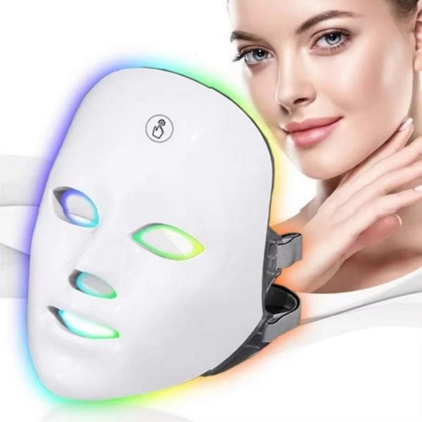Machine de luminothérapie Photon 7 Color Light Top Sale Beauty Device 7 in 1 LED Face Mask