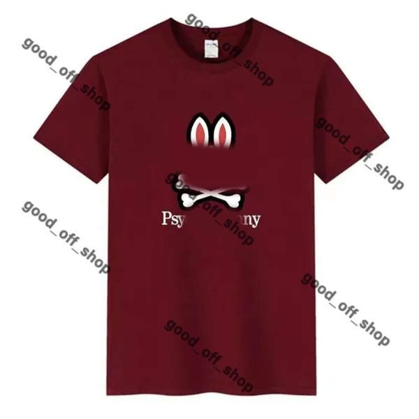 Physcho Bunny Rabbit Shirt Été Hommes POLO Lapin Imprimé Manches Courtes Couple Tee Coton T-shirt Psyco Bunny Psychological Bunny Pyscho Bunny Physco Bunny 890