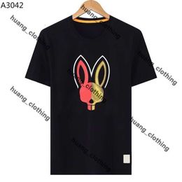 Physcho Bunny T-shirt Hommes Femmes Lapin Hommes Chemise Créateur De Mode Tshirt Couple Manches Courtes Homme Hauts Psyco Bunny Lapin Psychologique Pyscho Bunny Physco Bunny 946