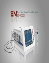 Machine de thérapie d'onde de choc ESWT avec stimulation musculaire électrique Thérapie EMS pour la physiothérapie ED Traitement5513467