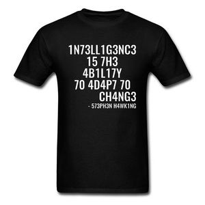 Physics Coder T Shirt IT Programa de computadora Hacker CPU Hombres Camisetas 100% Algodón Adaptar o morir Carta Tops Tees Regalo personalizado Camiseta 220520