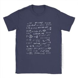 Physics Aquaration Science T-shirt Mannen Math Nerd Mannelijke T-shirt Grappige Basic Tees Crew Hals Pure Katoenen Kleren Zomer T-shirts 210707