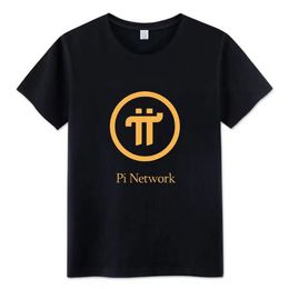 PI Network Tees Mens T-shirt Vrouwen Designer Cottons Anti-Wrinkle Pi You Mobile Mining Blockchain Tops Man S Casual Shirt Luxurys Clothing Street Shorts Mouw Kleding