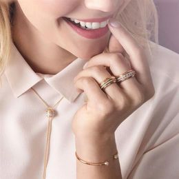 PIAGE ring bezit serie ROSE extreem 18K verguld sterling zilver Luxe sieraden draaibaar bruiloft merk designer ringen 282m